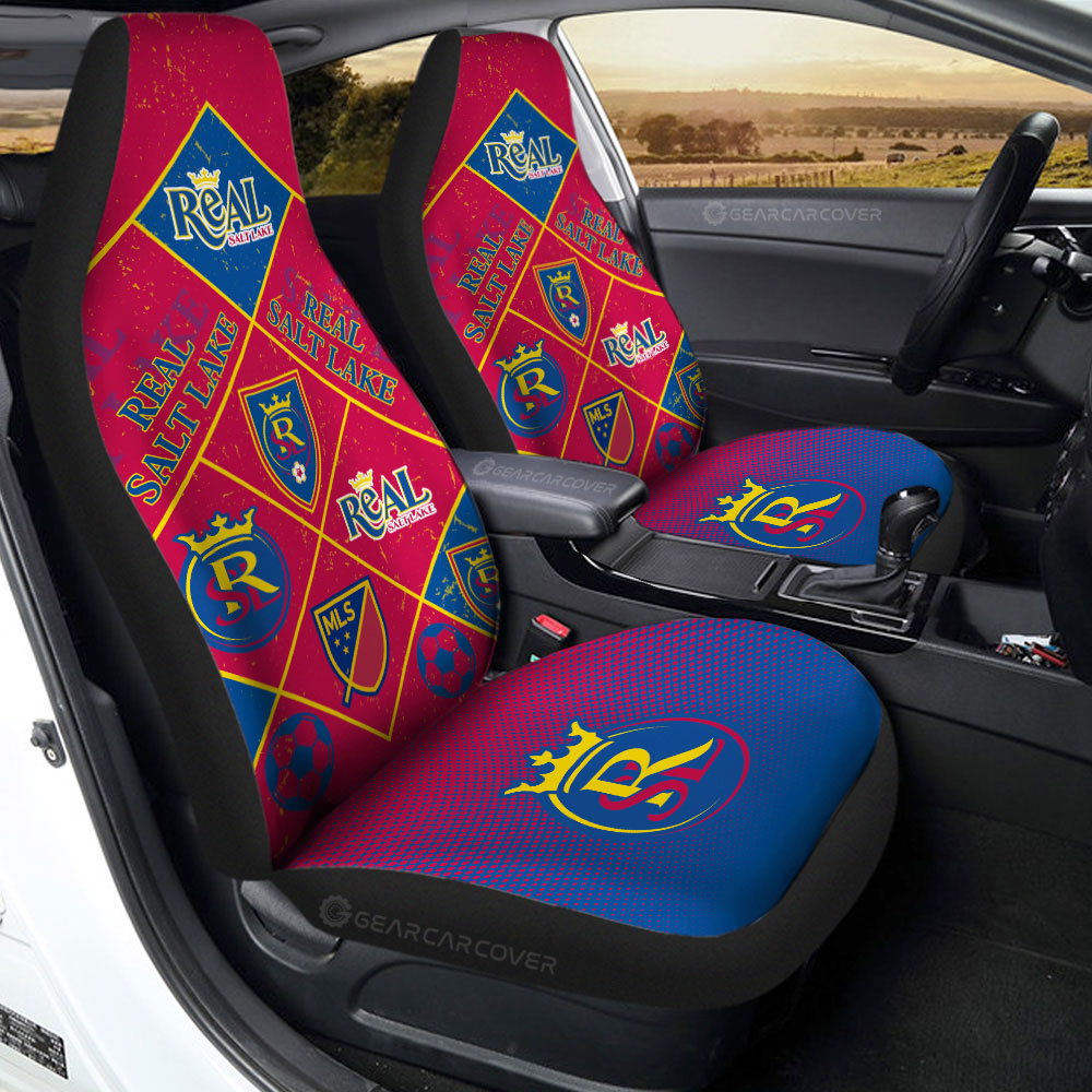 Real Salt Lake Car Seat Covers Sporty Team Collection