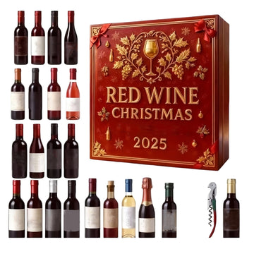Red Wine Advent Calendar 2026 Christmasred Wine Advent Calendar Christmas 202624 Days Christmas Blind Box For Home Party Decor