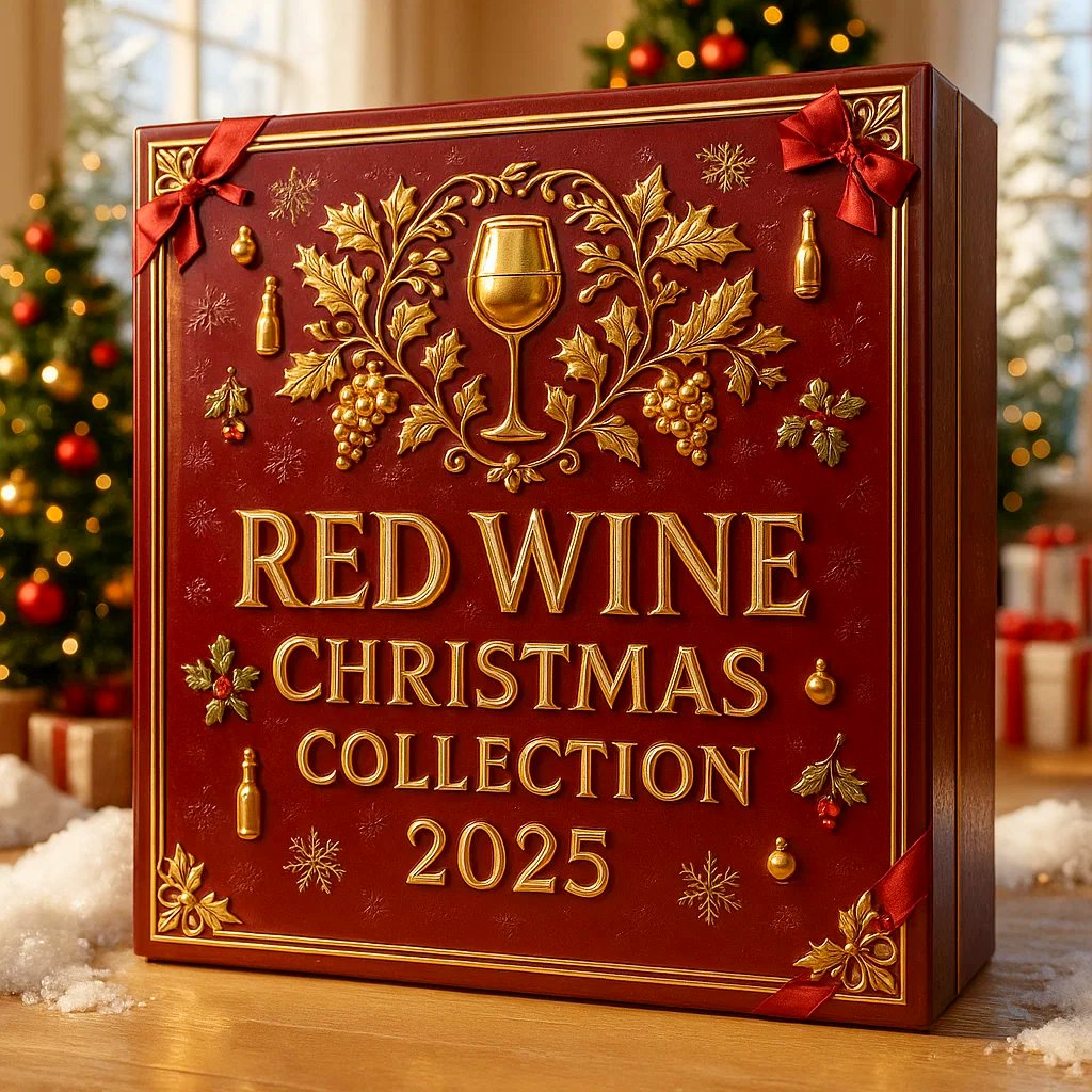 Red Wine Advent Calendar 2026 Christmasred Wine Advent Calendar Christmas 202624 Days Christmas Blind Box For Home Party Decor