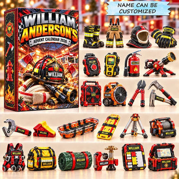 Rescue Command Advent Calendar 2026 - 24-Day Countdown, Acrylic Charms