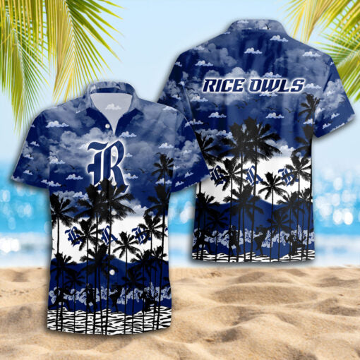 Rice Owls Hawaiian Shirt Trending Summer.