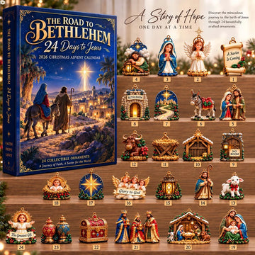 Road to Bethlehem advent calendar 2026 - 24-Day Countdown, Acrylic Charms