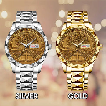 Rooted In Christ Alloy Luxury Quartz Watch – TANTN15387