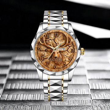 Rural Deer Natural Style Watch - Personalized Name Watch
