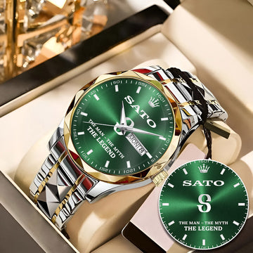 SATO K3579-101 Luxury Alloy-Men Watch, Personalized Premium Gift for Anniversary