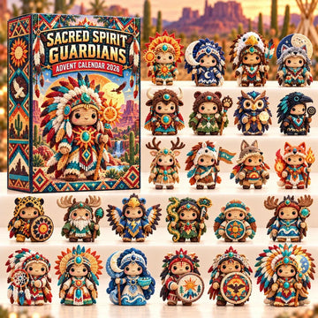 Sacred Spirit Guardians Advent Calendar 2026 - 24-Day Countdown, Acrylic Charms