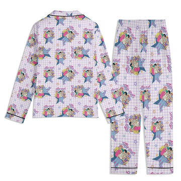 Saja Boys Pajama Set, Demon Hunters Pajama Set, Kpop Demon Hunters Pajamas, Music Sleepwear, Kpop Hunters Pajama Set, Huntrix Fan Gift-1