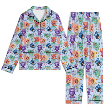 Saja Boys Pajama Set, Demon Hunters Pajama Set, Kpop Demon Hunters Pajamas, Music Sleepwear, Kpop Hunters Pajama Set, Huntrix Fan Gift-2