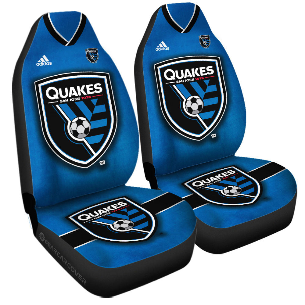 San Jose Earthquakes Car Seat Covers Custom Car Accessories For Fans