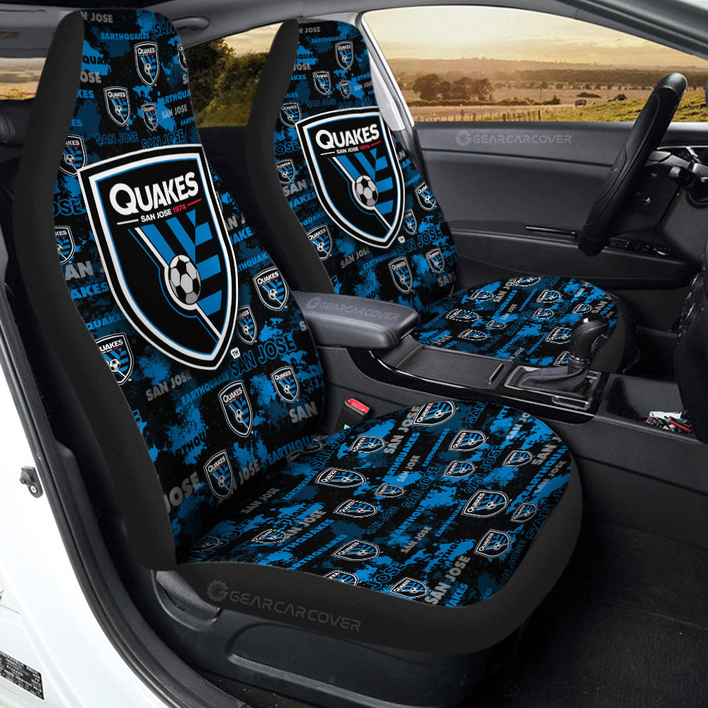 San Jose Earthquakes Car Seat Covers Custom Car Accessories