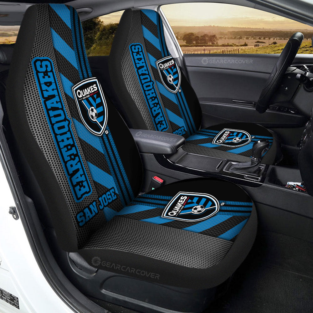 San Jose Earthquakes Car Seat Covers Custom Car Accessories