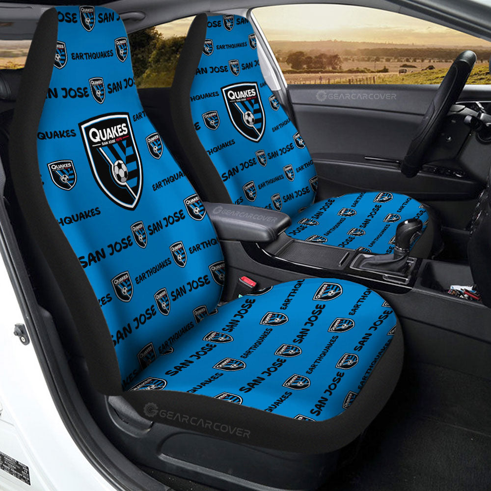 San Jose Earthquakes Car Seat Covers Sporty Team Collection