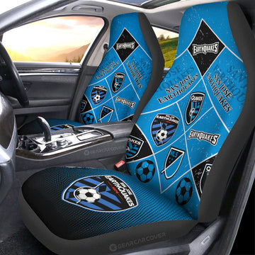 San Jose Earthquakes Car Seat Covers Sporty Team Collection