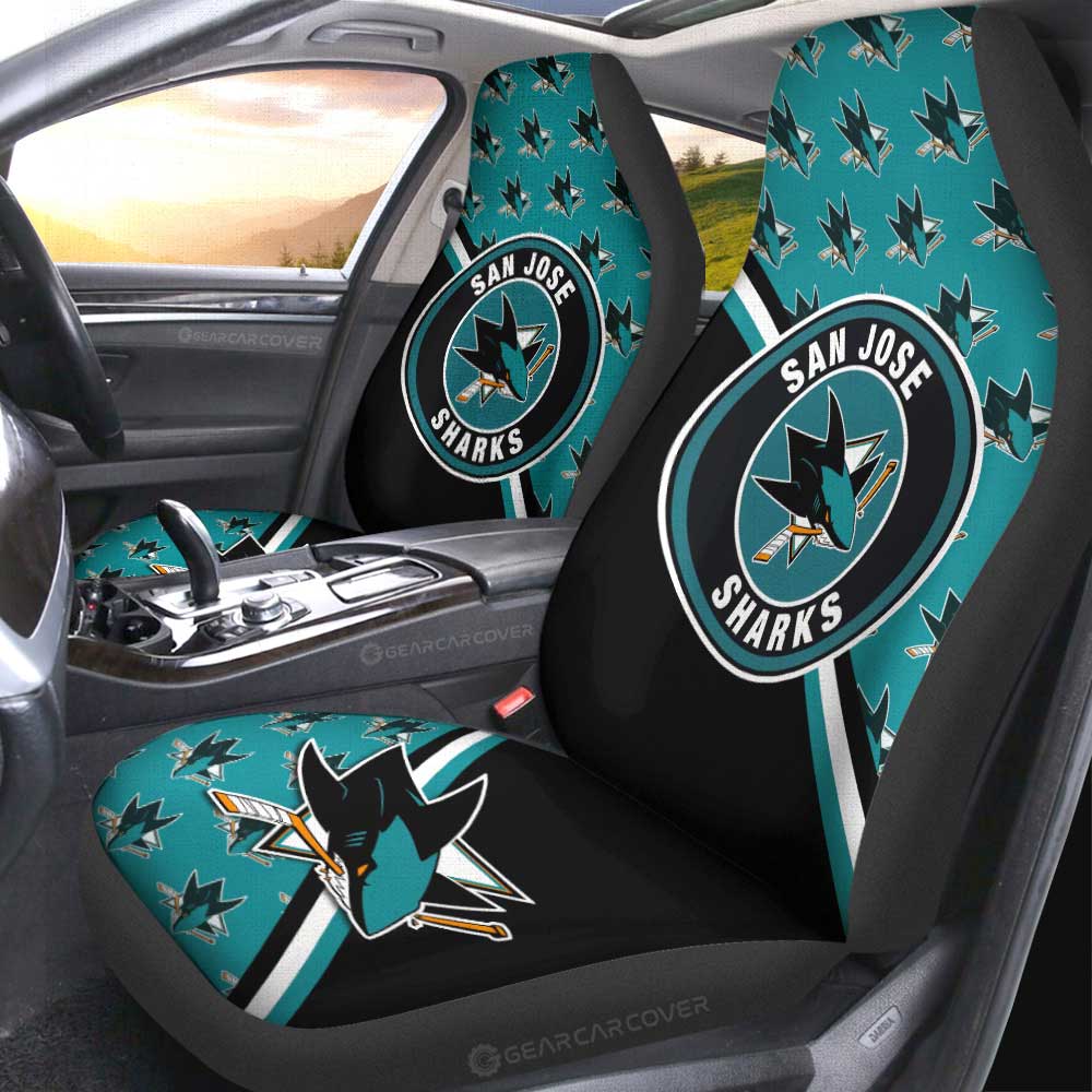 San Jose Sharks Car Seat Covers Custom Car Accessories For Fans