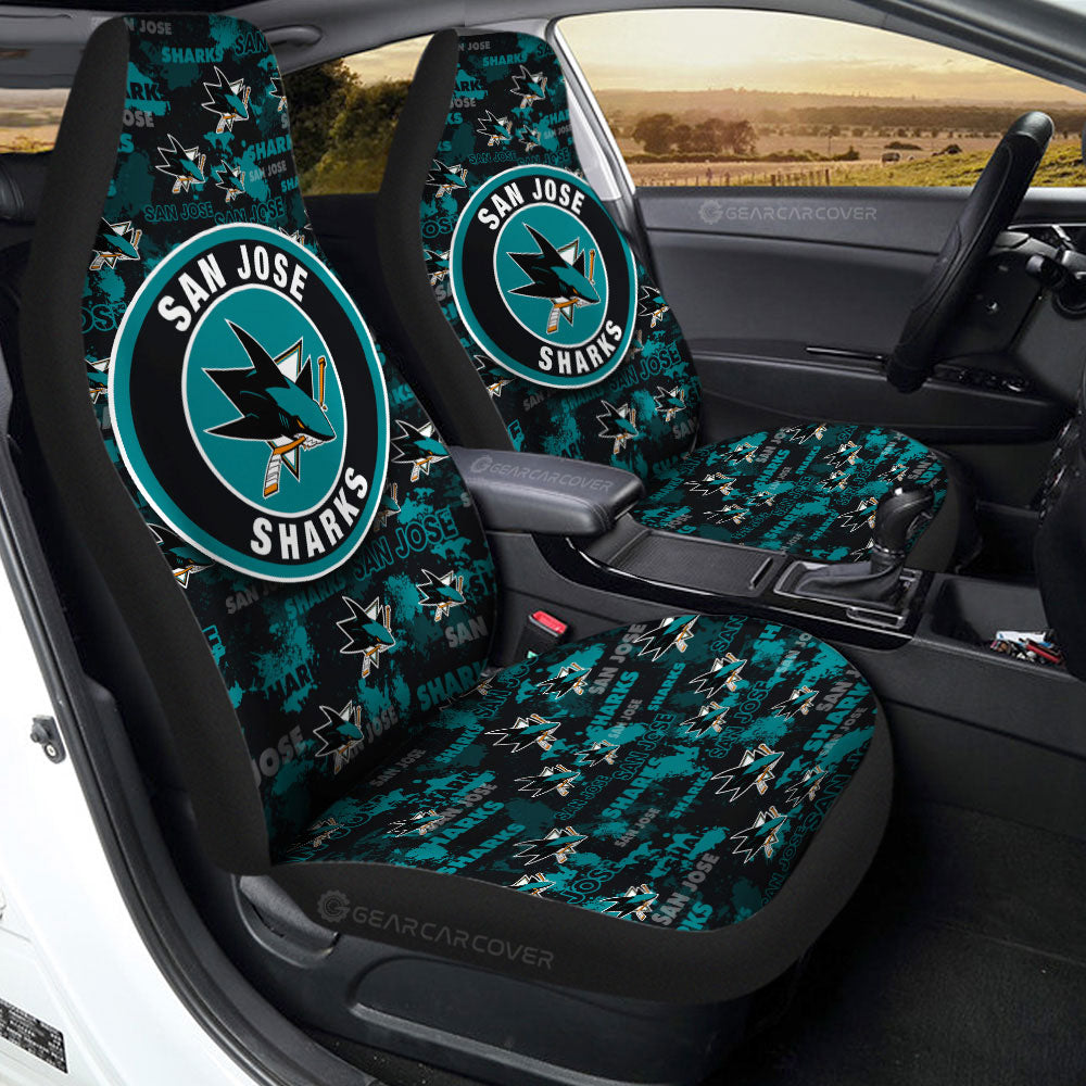 San Jose Sharks Car Seat Covers Custom Car Accessories