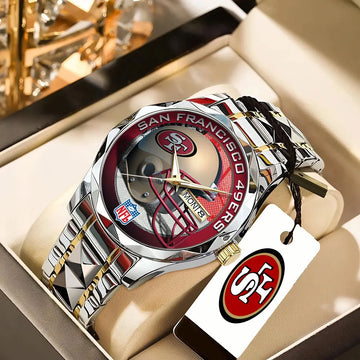 San Francisco 49ers Alloy Luxury Quartz Watch – TANTN16340