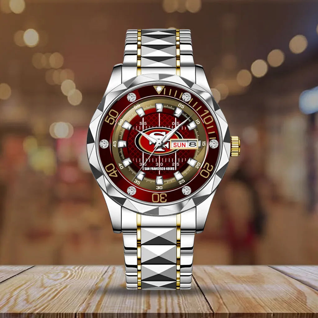 San Francisco 49ers Alloy Luxury Quartz Watch – TMTHU939