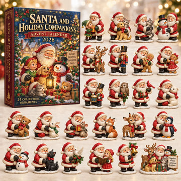 Santa Companion advent calendar 2026 - 24-Day Countdown, Acrylic Charms