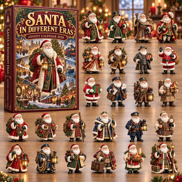 Santa Era advent calendar 2026 - 24-Day Countdown, Acrylic Charms