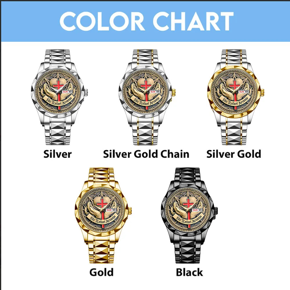 São Gabriel Arcanjo Alloy Luxury Quartz Watch – TANTN 15190
