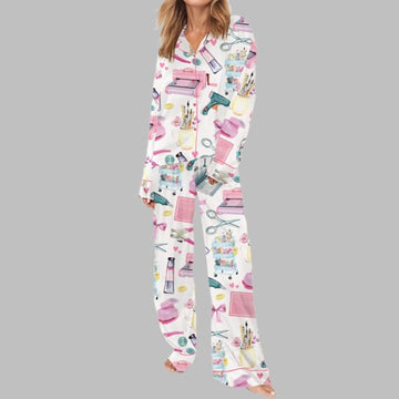 Scrapbook Girl Pajama Set For Women