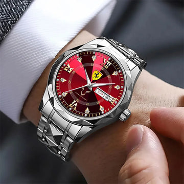 Scuderia Ferrari x Lewis Hamilton Alloy Luxury Quartz Watch – MAITM12498