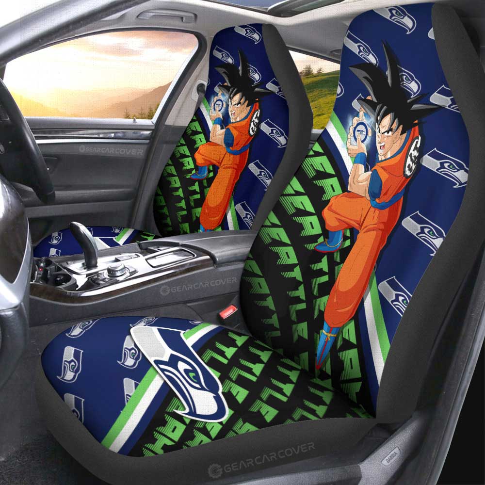 Seattle Seahawks Car Seat Covers Goku Car Accessories For Fans