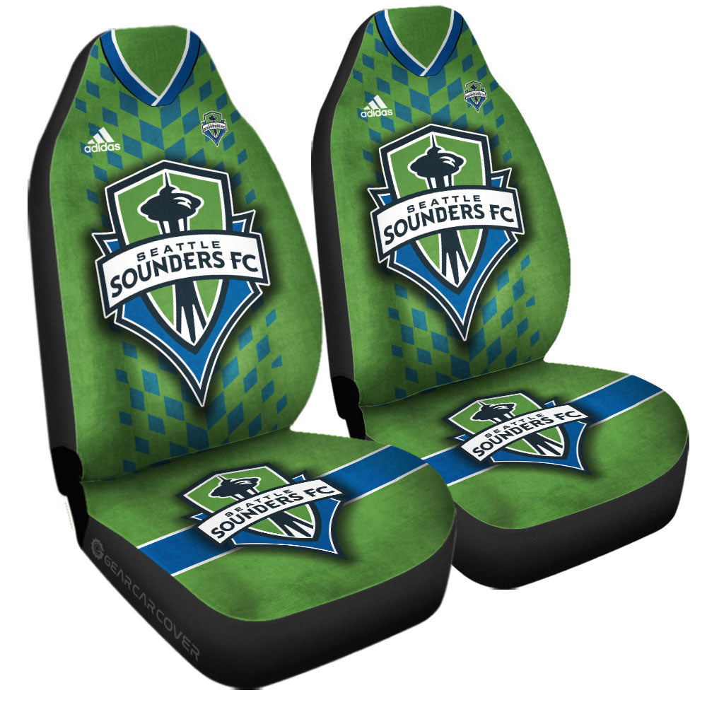 Seattle Sounders FC Car Seat Covers Custom Car Accessories For Fans
