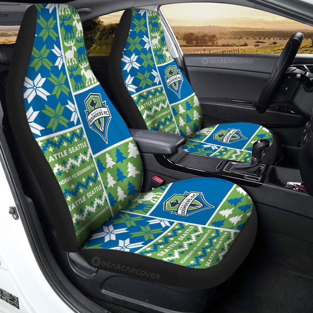 Seattle Sounders FC Car Seat Covers Custom Ugly Style Car Accessories