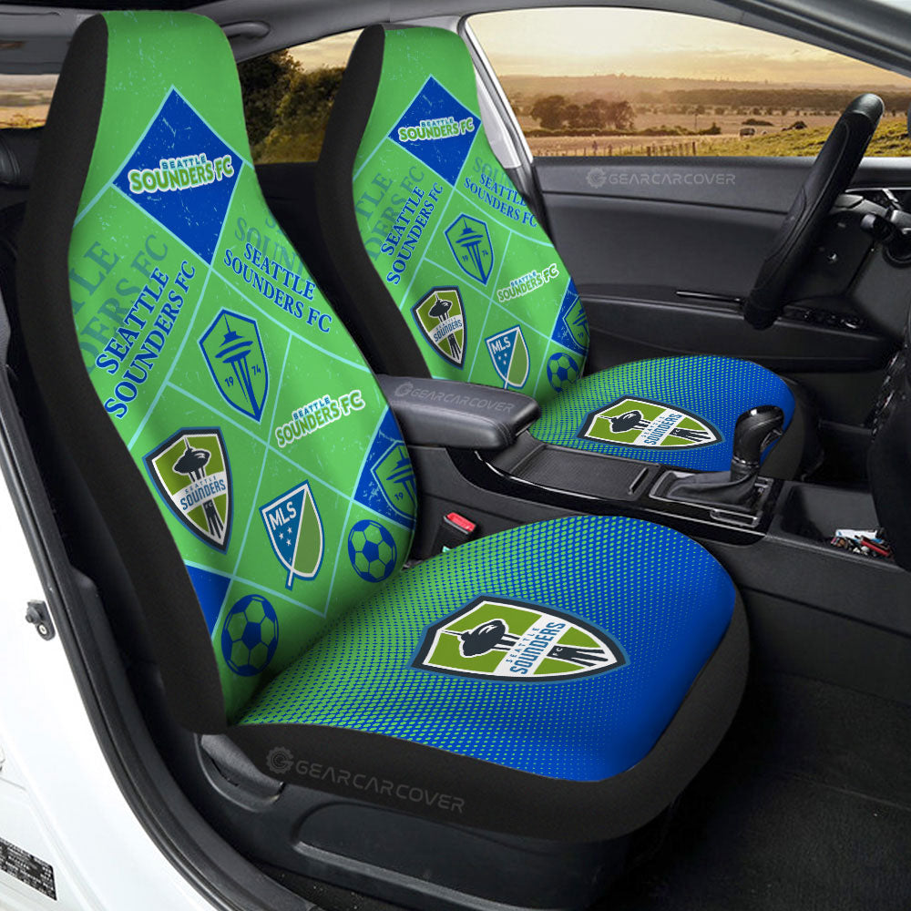 Seattle Sounders FC Car Seat Covers Sporty Team Collection
