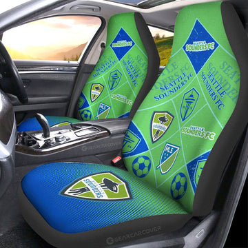 Seattle Sounders FC Car Seat Covers Sporty Team Collection