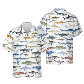 Shark Hawaiian Shirt For Men And Women, Shark Lover Hawaiian Shirts HE0438