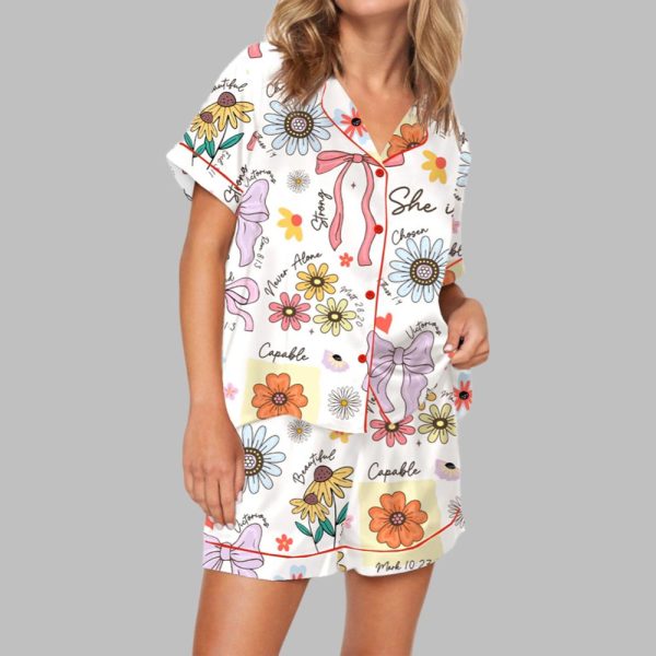 She Is Mom Coquette Mother’s Day Gift Pajama Set