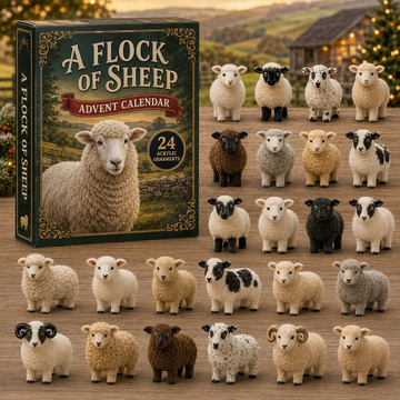 Sheep Collection Advent Calendar 2026 - 24-Day Countdown, Acrylic Charms Every Day Bring New Suprises