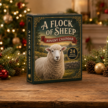 Sheep Collection Advent Calendar 2026 24 Day Festive Countdown Acrylic Charms Blind Box Gift For Farm Lovers