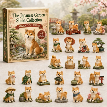 Shiba Collection Advent Calendar 2026 - 24-Day Countdown, Acrylic Charms Every Day Bring New Suprises