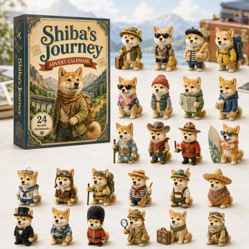 Shiba Journey Advent Calendar 2026 - 24-Day Countdown, Acrylic Charms Every Day Bring New Suprises