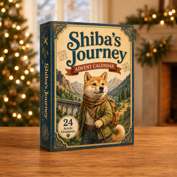 Shiba Journey Advent Calendar 2026 24 Day Festive Countdown Acrylic Charms Blind Box Gift For Shiba Lovers