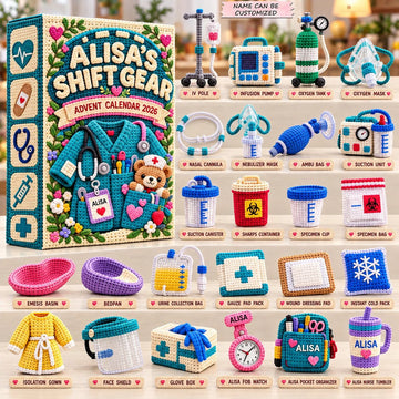 Shift Gear Advent Calendar 2026 - 24-Day Countdown, Acrylic Charms
