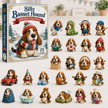 Silly Advent Calendar 2026 - 24-Day Countdown, Acrylic Charms Every Day Bring New Suprises