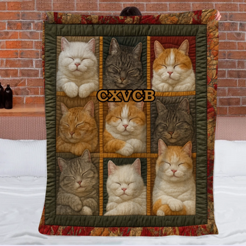 🐱Sleeping Noble Cat Blanket - Gifts For Cats Lovers