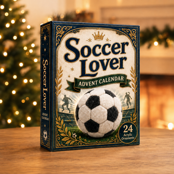 Soccer Lover Advent Calendar 2026 24 Day Festive Countdown Acrylic Charms Blind Box Gift For Sports Lovers