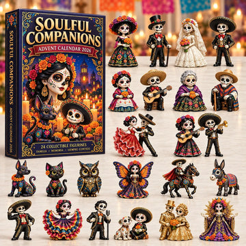 Soulful Companions advent calendar 2026 - 24-Day Countdown, Acrylic Charms
