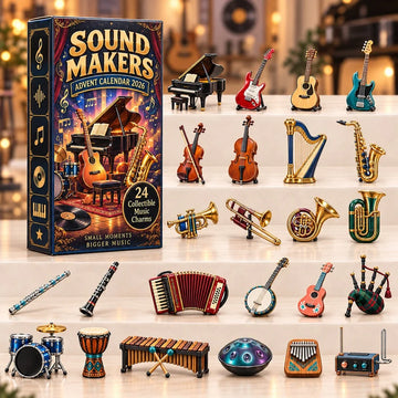Sound Makers Advent Calendar 2026 - 24-Day Countdown, Acrylic Charms