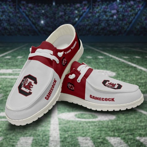 South Carolina Gamecocks Hey Dude Shoes, NCAA Shoes – Custom name - Ingenious Gifts Your Whole Fami