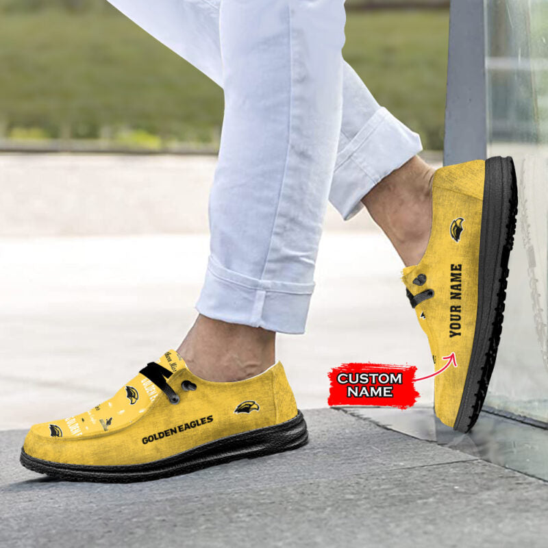 Southern Miss Golden Eagles Hey Dude Shoes, NCAA Shoes -NCAA Pattern For All Teams Custom Name Shoes - Ingenious Gifts Your Whole Family