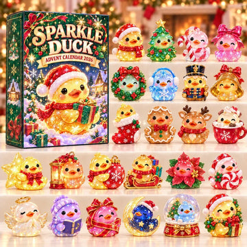 Sparkle Duck Advent Calendar 2026 - 24-Day Countdown, Acrylic Charms