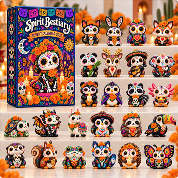Spirit Bestiary advent calendar 2026 - 24-Day Countdown, Acrylic Charms