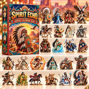 Spirit Echo Advent Calendar 2026 - 24-Day Countdown, Acrylic Charms