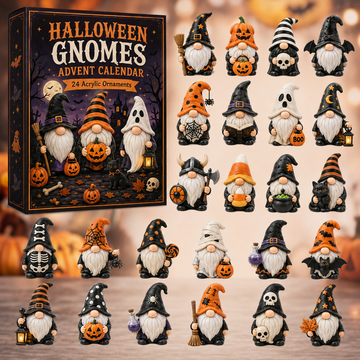 Spooky Gnome Squad Advent Calendar 2026 24 Day Spirits Countdown Acrylic Charms Blind Box Gift For Family Friends